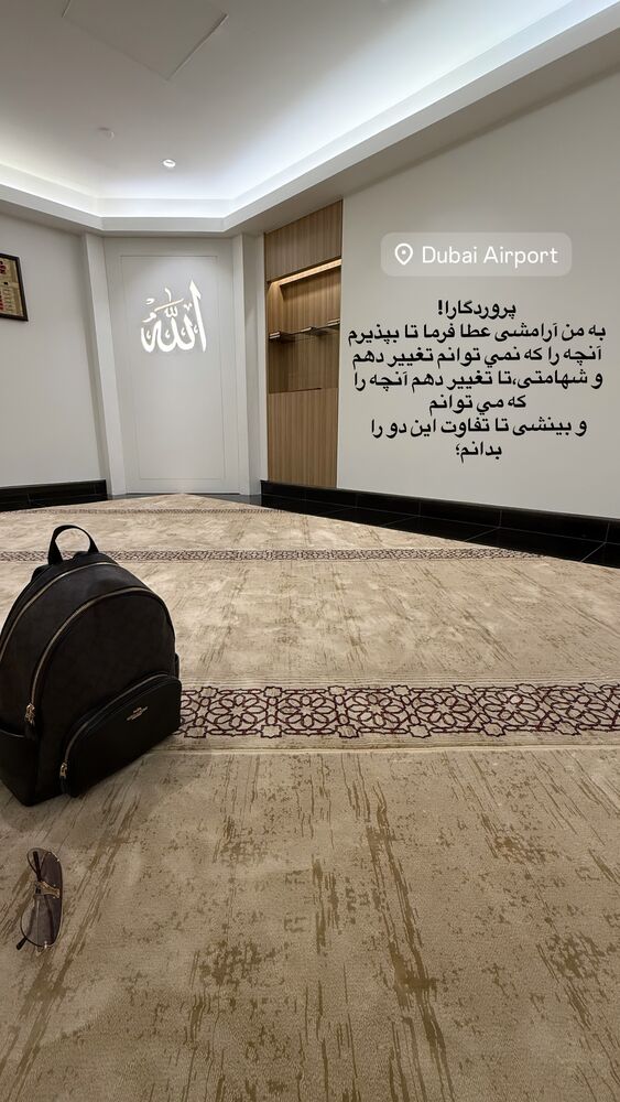  جدید ترین استوری اینستاگرام لیلی زمردیان