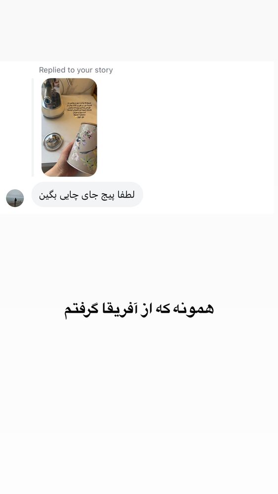  جدید ترین استوری اینستاگرام لیلی زمردیان