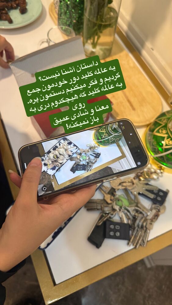 جدید ترین استوری اینستاگرام لیلی زمردیان
