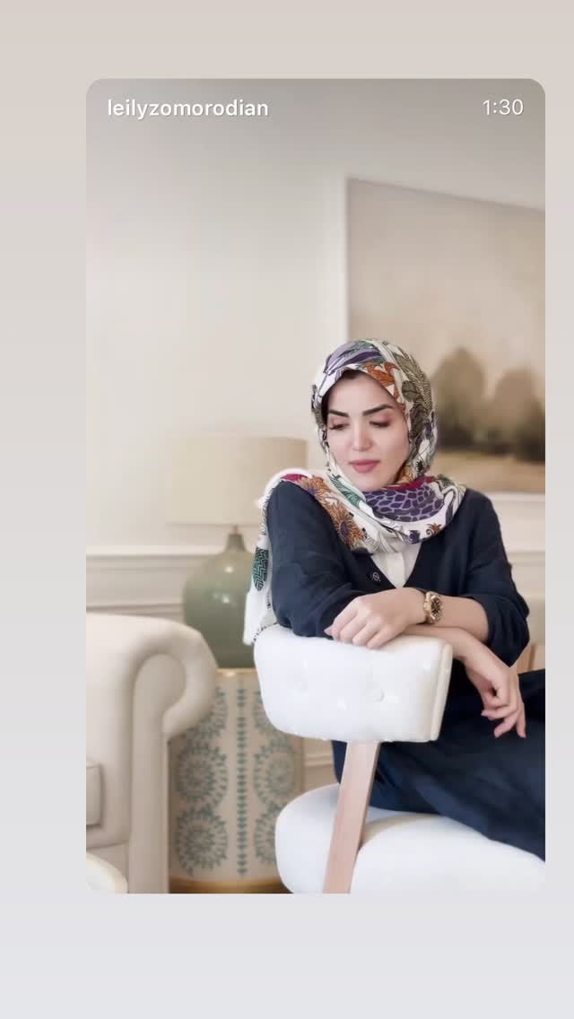  جدید ترین استوری اینستاگرام لیلی زمردیان