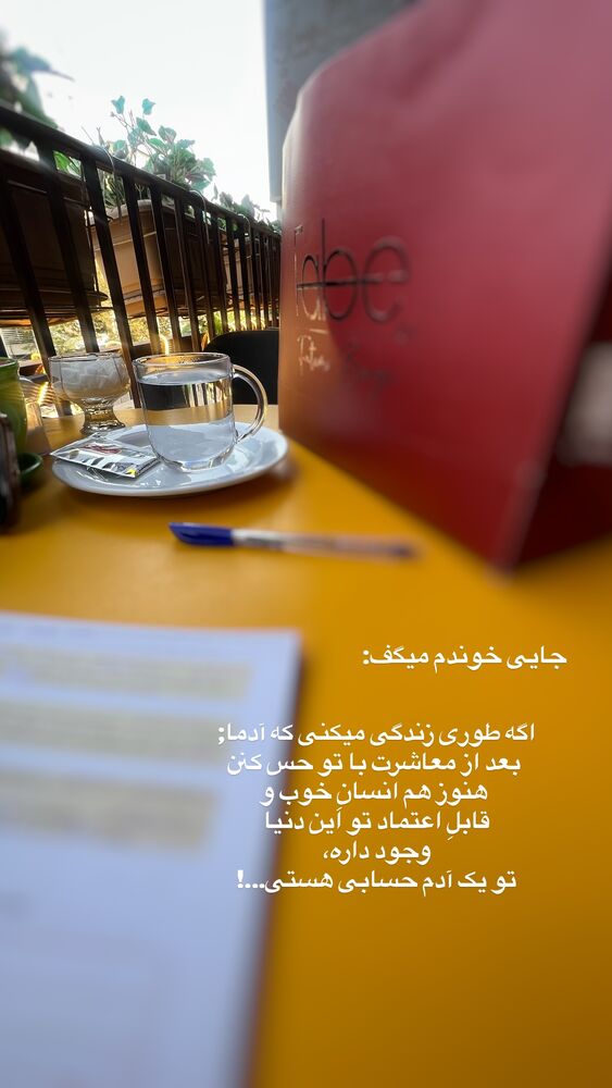  جدید ترین استوری اینستاگرام لیلی زمردیان