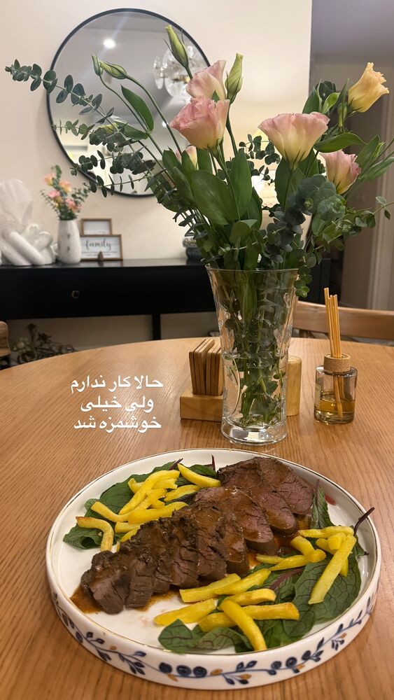  جدید ترین استوری اینستاگرام لیلی زمردیان