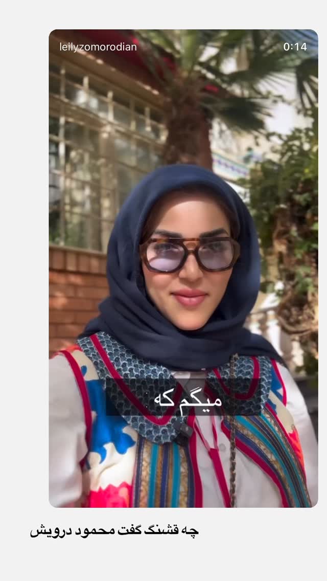  جدید ترین استوری اینستاگرام لیلی زمردیان