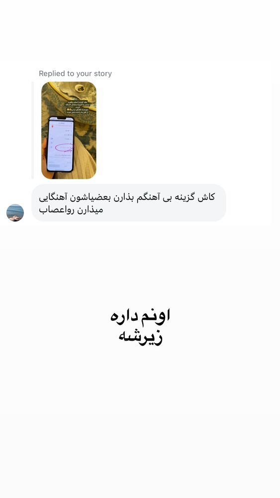  جدید ترین استوری اینستاگرام لیلی زمردیان