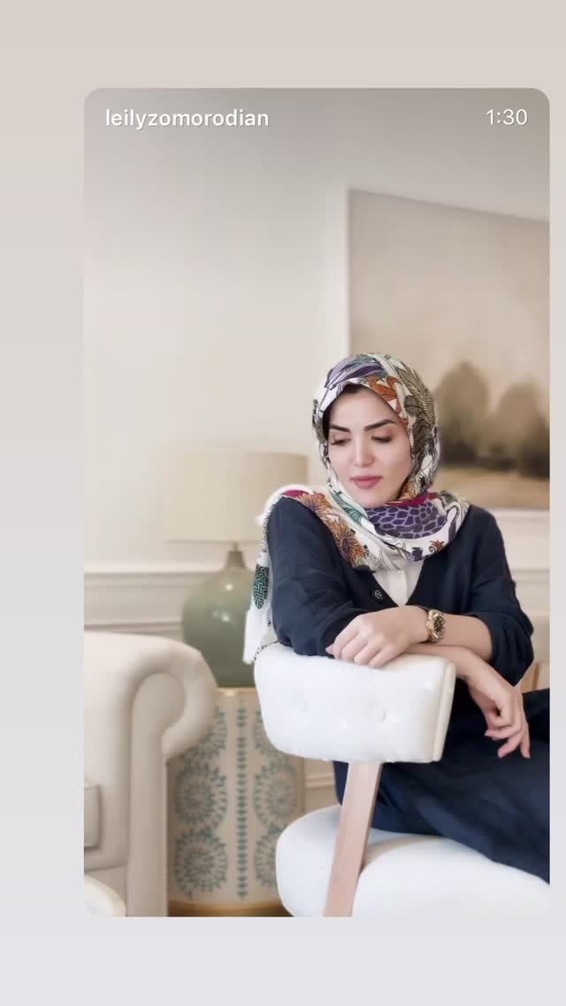  جدید ترین استوری اینستاگرام لیلی زمردیان