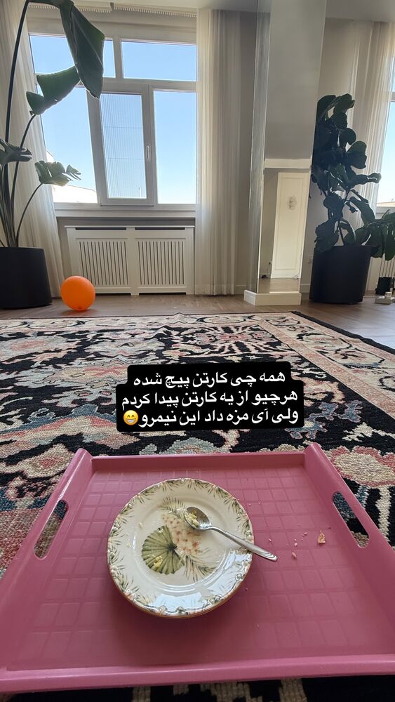  جدید ترین استوری اینستاگرام لیلی زمردیان