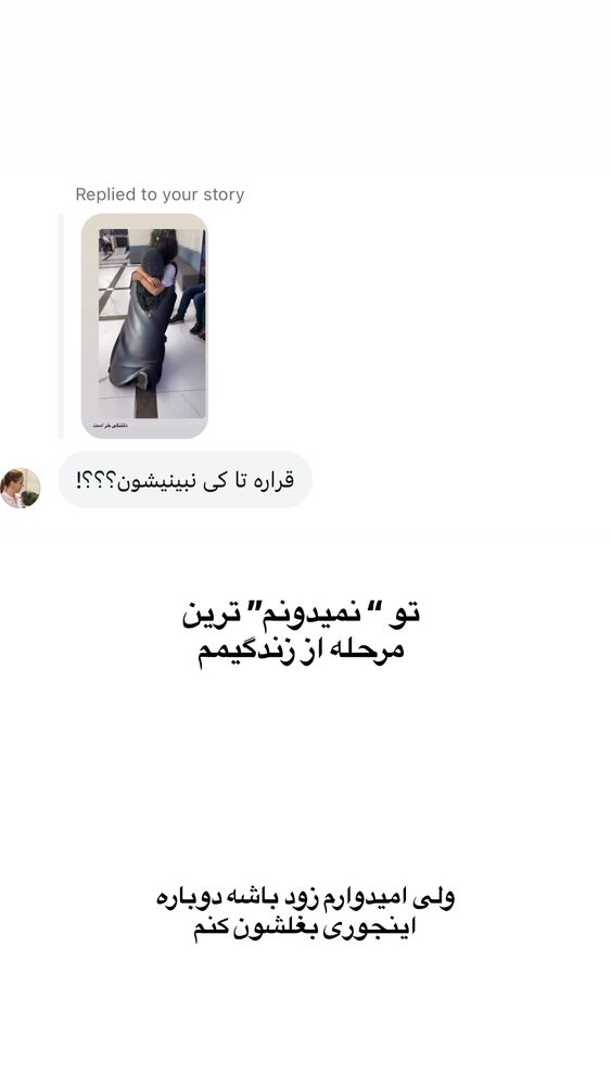  جدید ترین استوری اینستاگرام لیلی زمردیان