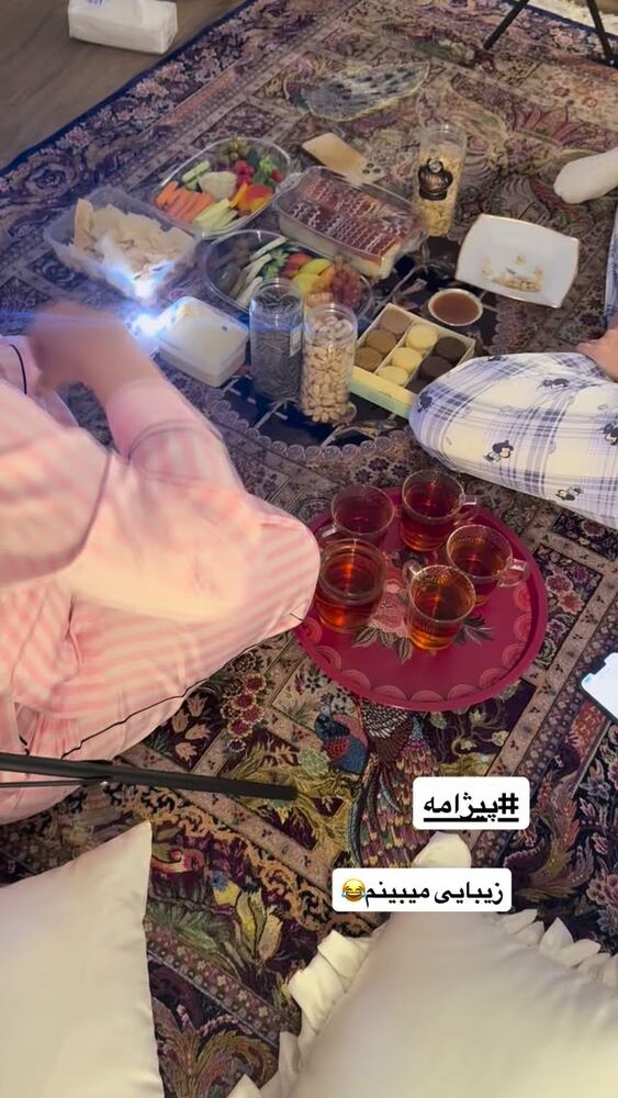  جدید ترین استوری اینستاگرام لیلی زمردیان