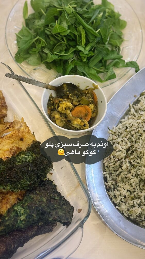  جدید ترین استوری اینستاگرام لیلی زمردیان