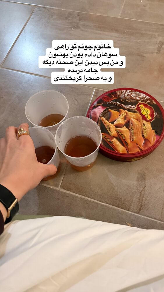  جدید ترین استوری اینستاگرام لیلی زمردیان