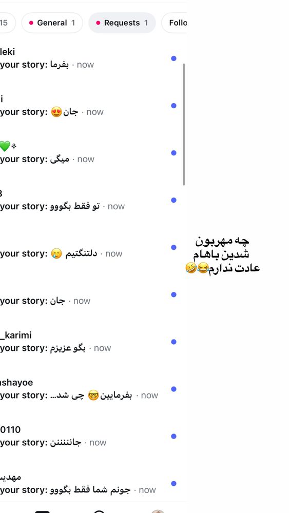  جدید ترین استوری اینستاگرام لیلی زمردیان
