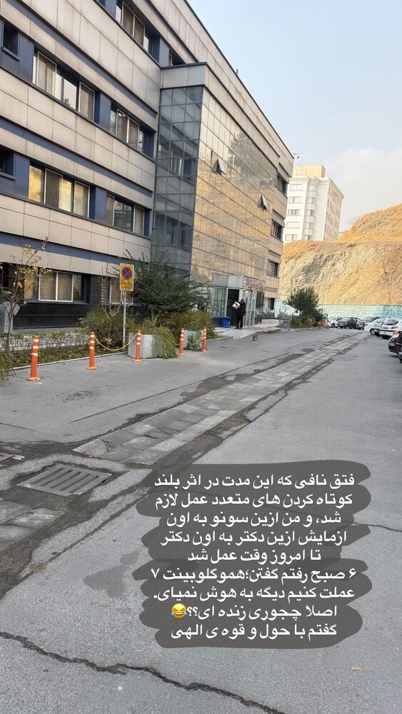  جدید ترین استوری اینستاگرام لیلی زمردیان