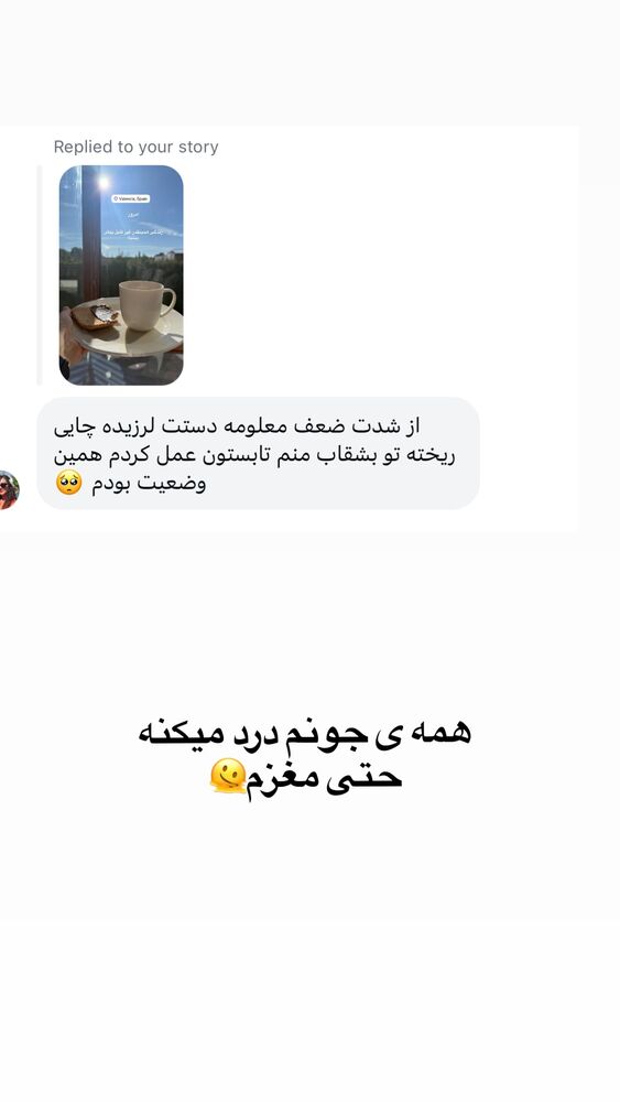  جدید ترین استوری اینستاگرام لیلی زمردیان