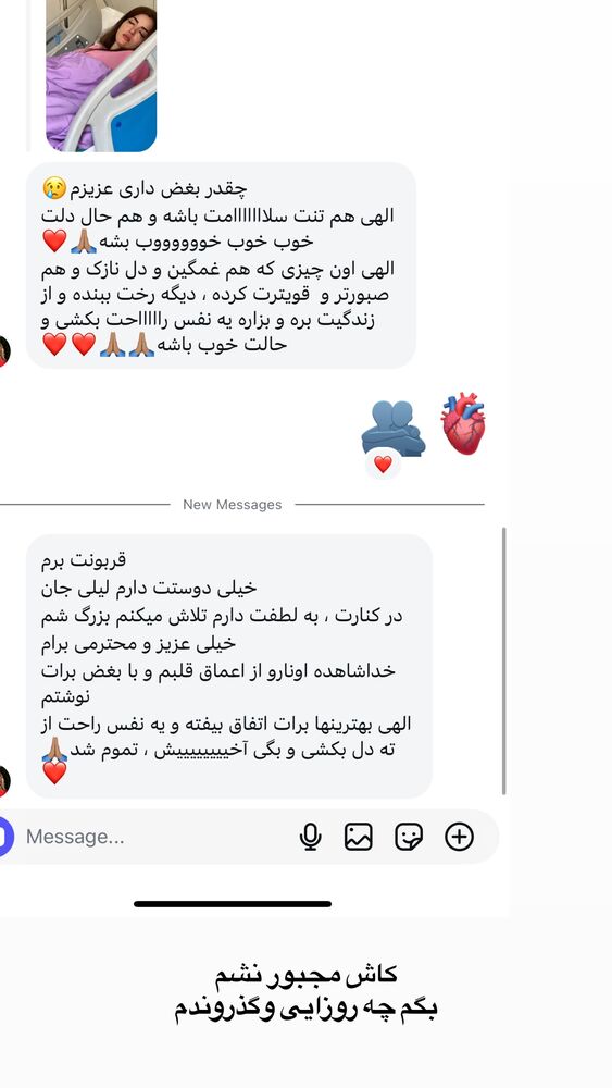  جدید ترین استوری اینستاگرام لیلی زمردیان