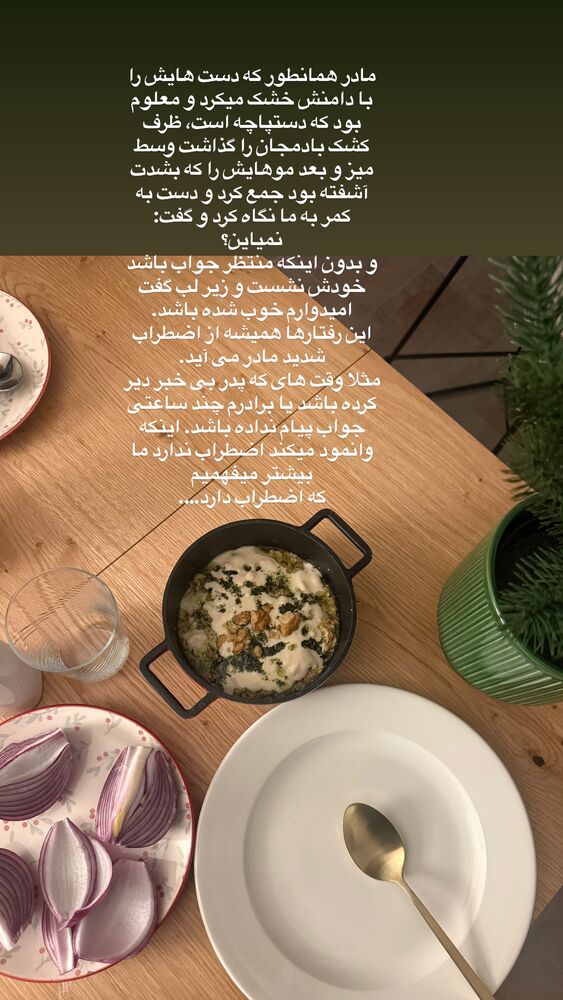  جدید ترین استوری اینستاگرام لیلی زمردیان