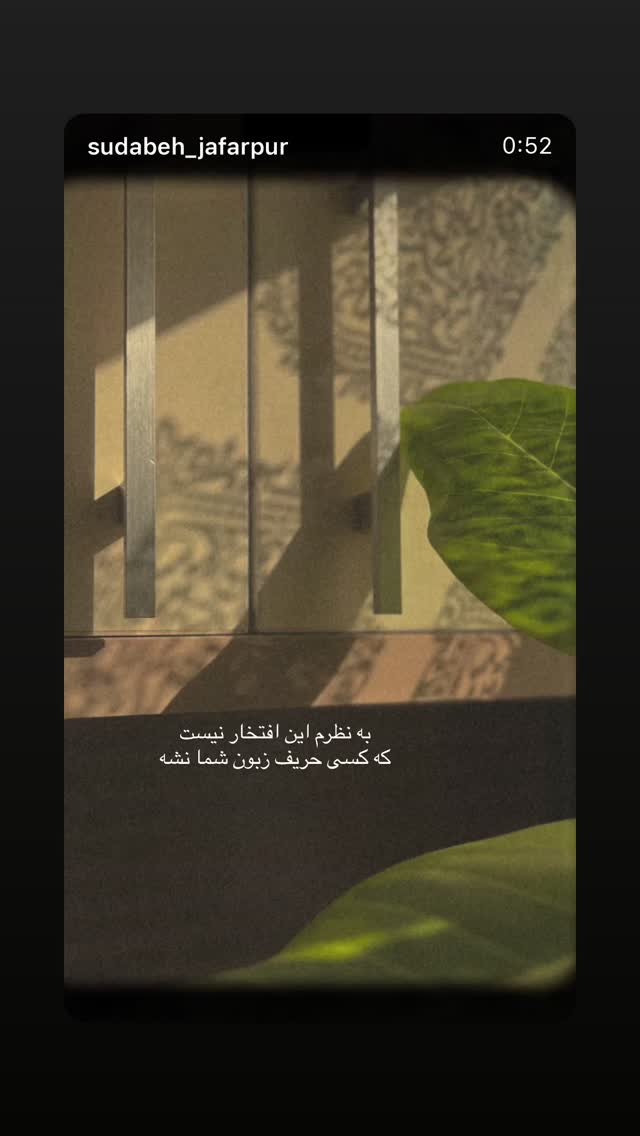  جدید ترین استوری اینستاگرام لیلی زمردیان