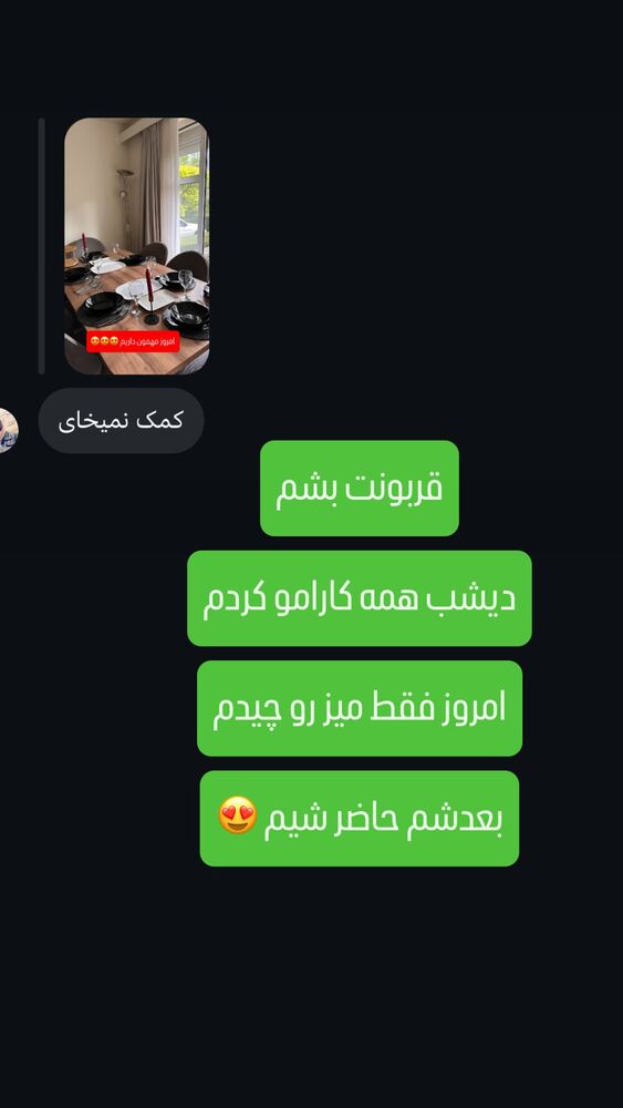  جدید ترین استوری اینستاگرام لنا سلامی