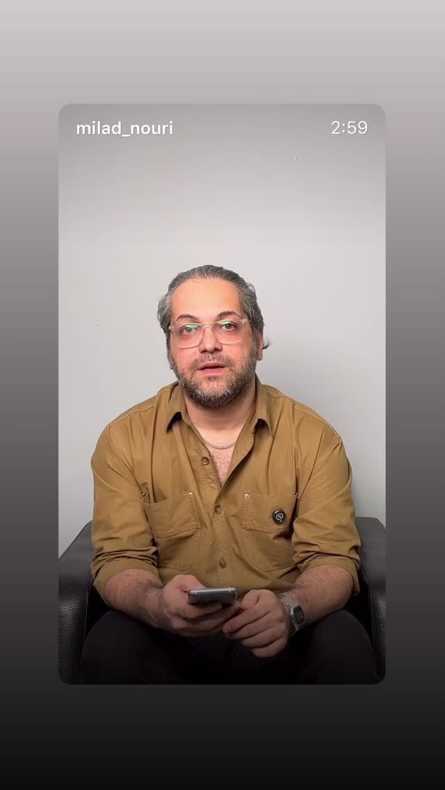  جدید ترین استوری اینستاگرام محمد جرجندی