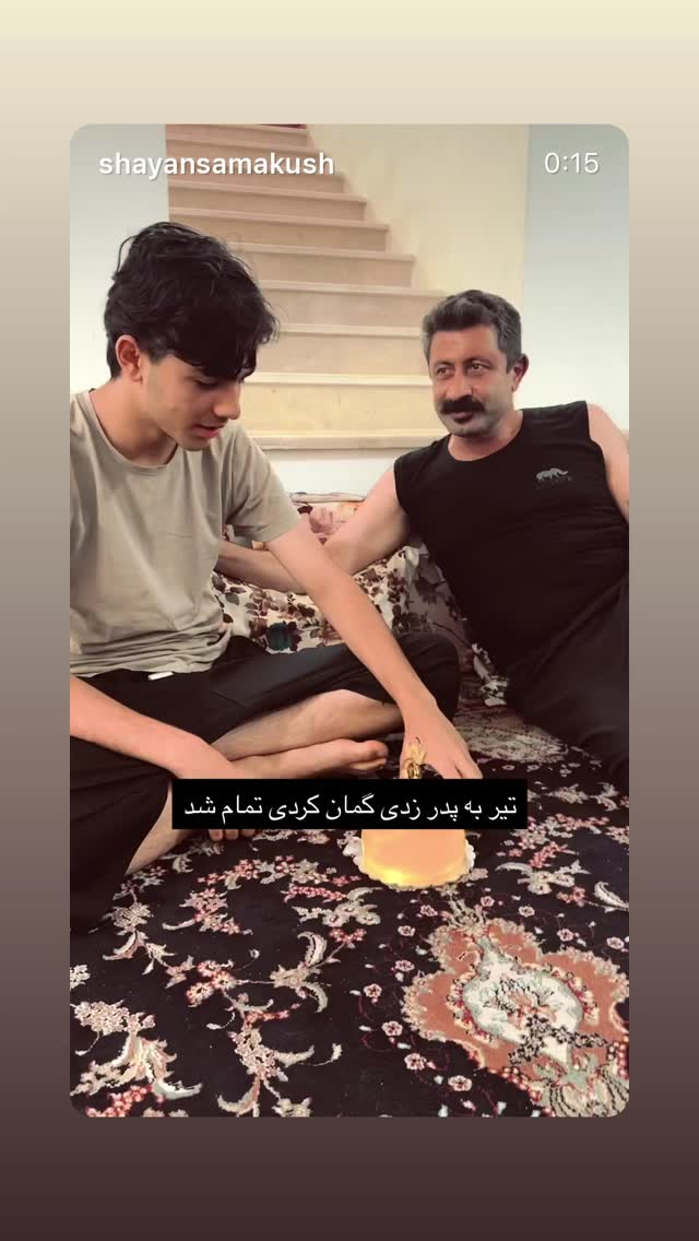  جدید ترین استوری اینستاگرام محمد جرجندی