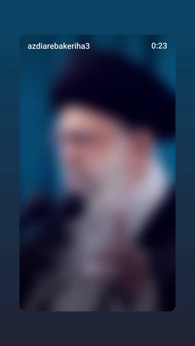  جدید ترین استوری اینستاگرام محمدرضا رودکی