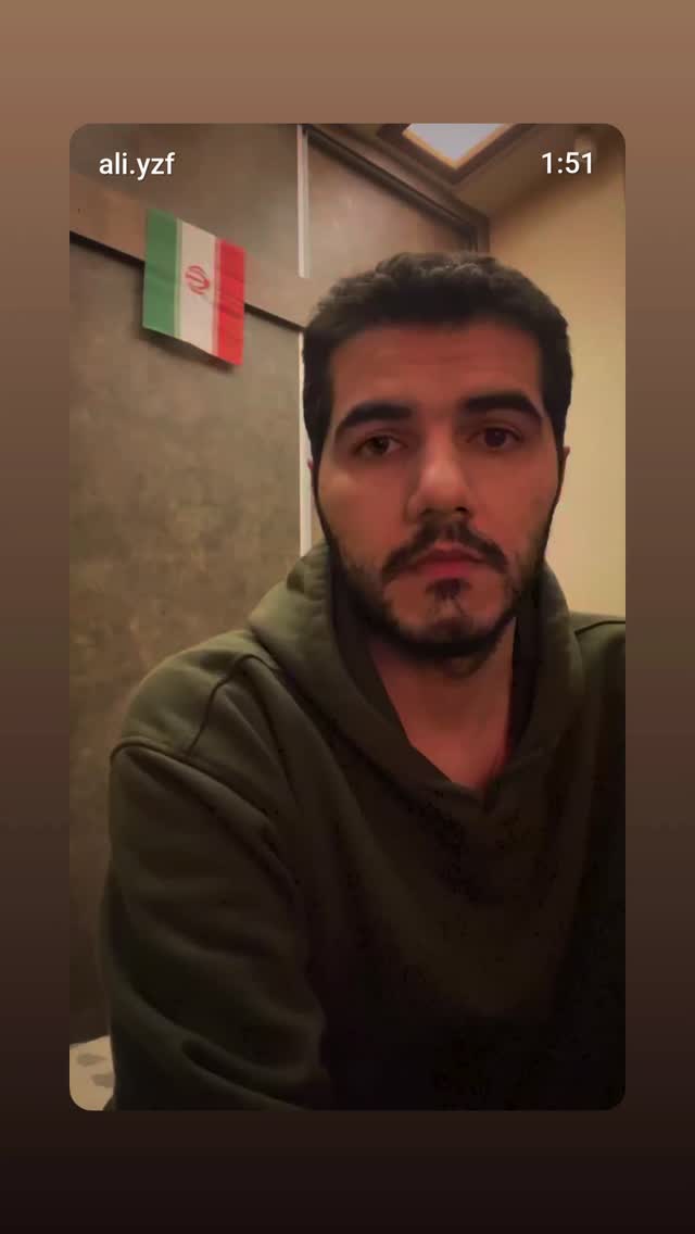  جدید ترین استوری اینستاگرام محمدرضا رودکی