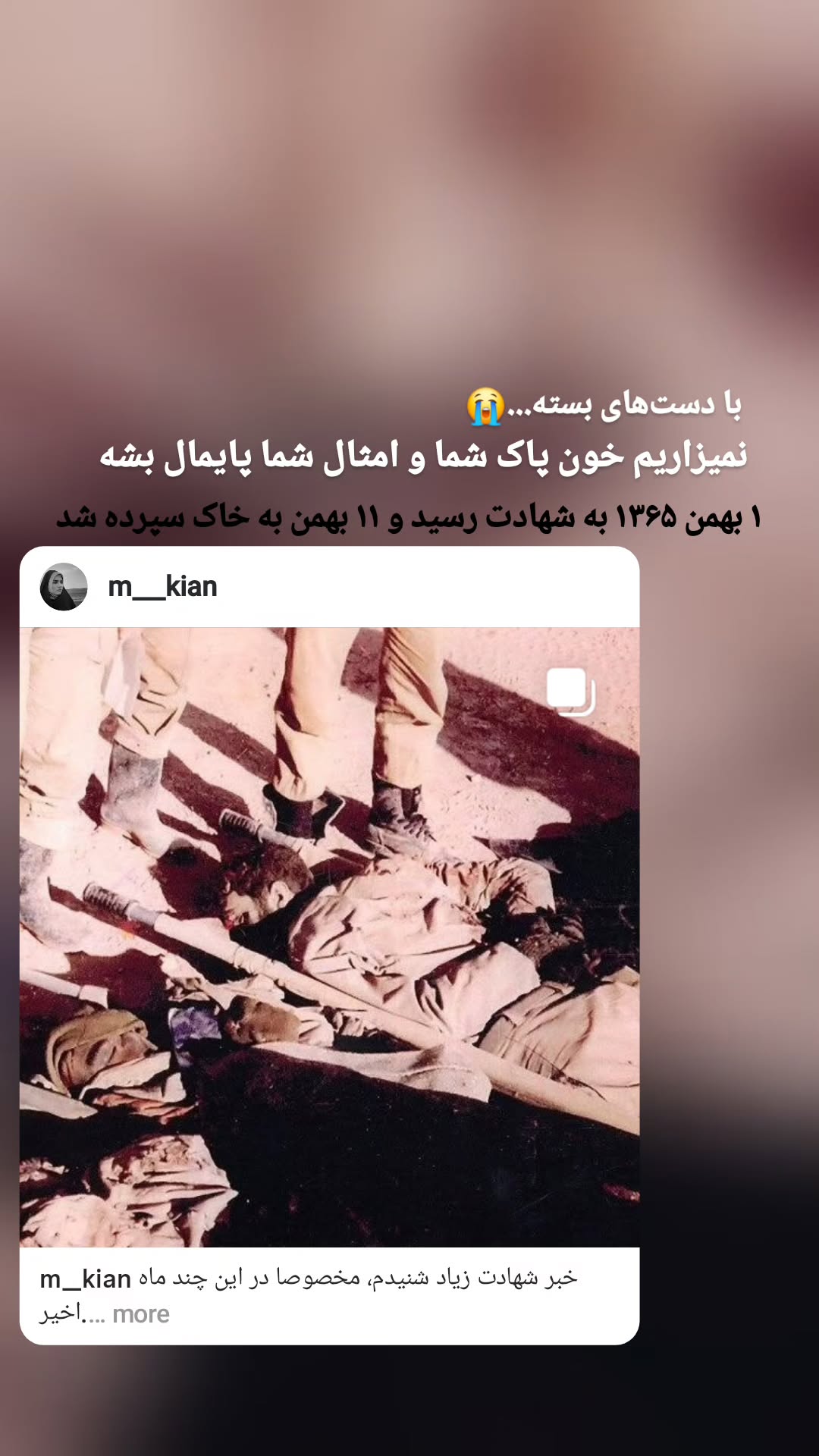  جدید ترین استوری اینستاگرام مرضیه کیان