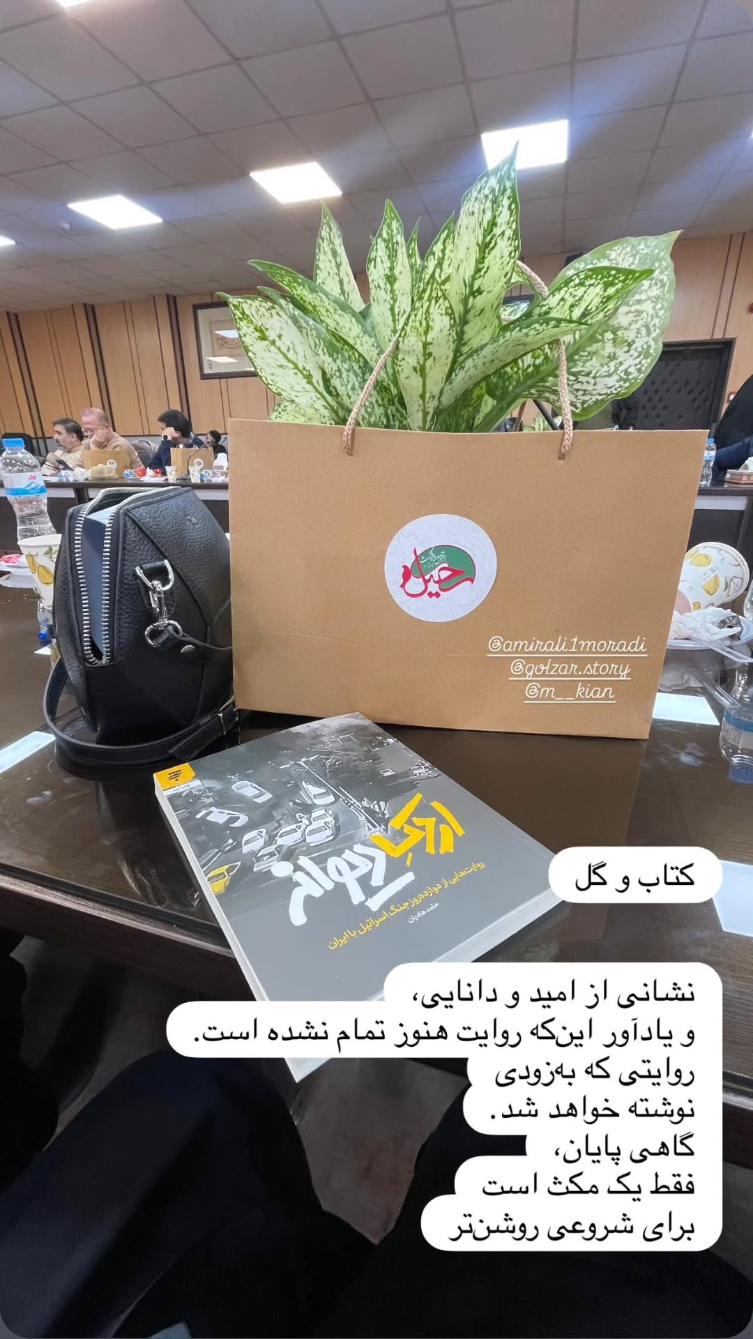  جدید ترین استوری اینستاگرام مرضیه کیان