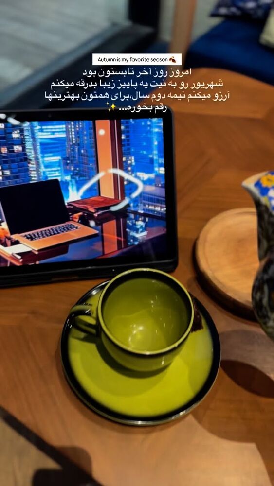  جدید ترین استوری اینستاگرام مائده حیدری
