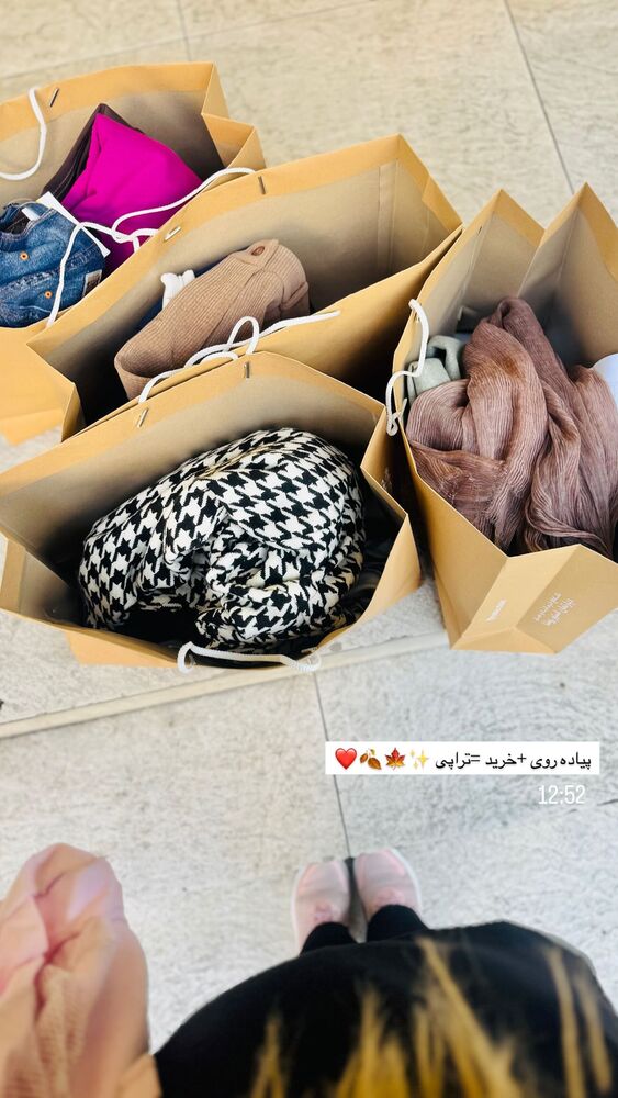  جدید ترین استوری اینستاگرام مائده حیدری