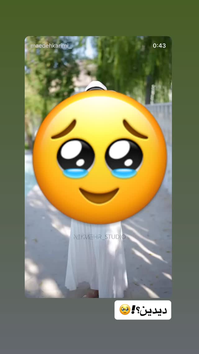  جدید ترین استوری اینستاگرام مائده کریمی