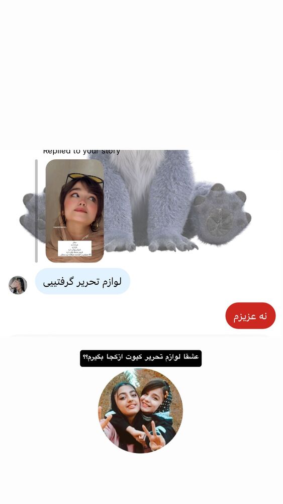 جدید ترین استوری اینستاگرام مائده کریمی
