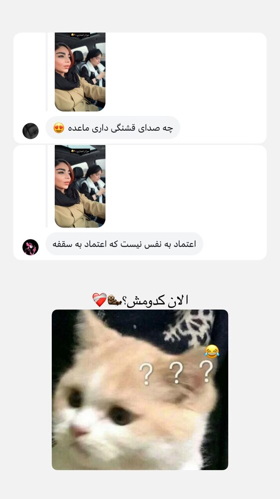  جدید ترین استوری اینستاگرام مائده کریمی