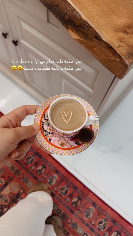  جدید ترین استوری اینستاگرام مائده مرادی