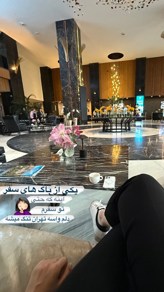  جدید ترین استوری اینستاگرام مائده کاظمی