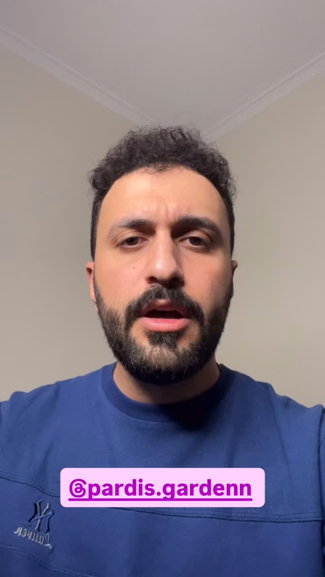  جدید ترین استوری اینستاگرام سید مهدی حسینیان