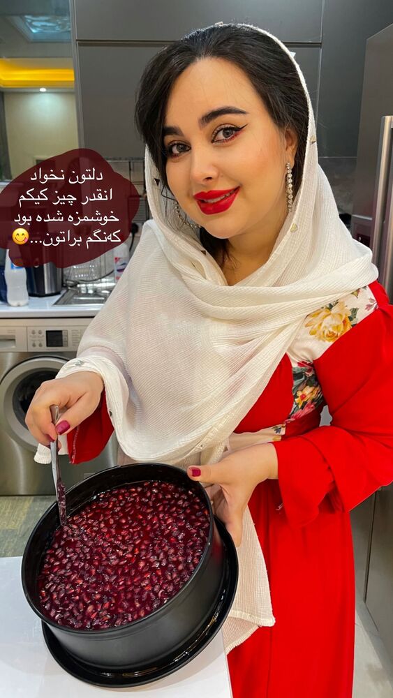  جدید ترین استوری اینستاگرام مهدیه صدیقی
