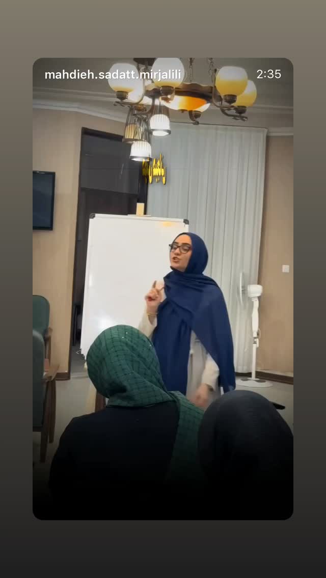  جدید ترین استوری اینستاگرام مهدیه سادات میرجلیلی