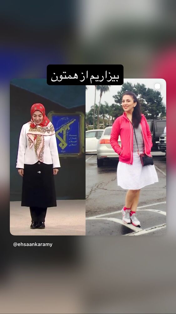  جدید ترین استوری اینستاگرام مهديه محمدخانى