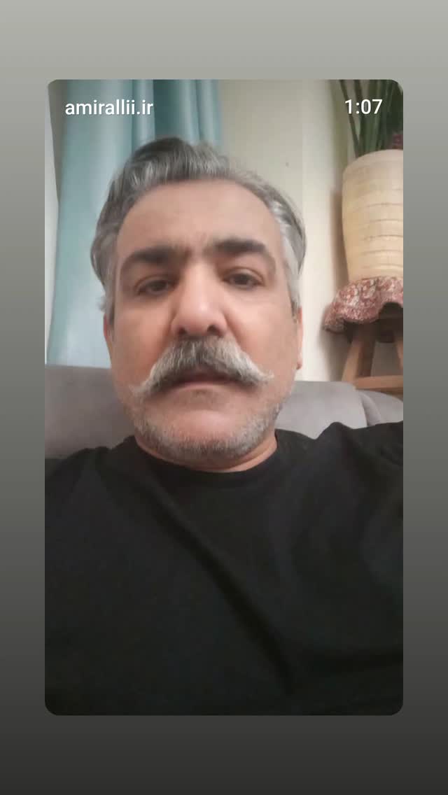  جدید ترین استوری اینستاگرام مهدی نصیری