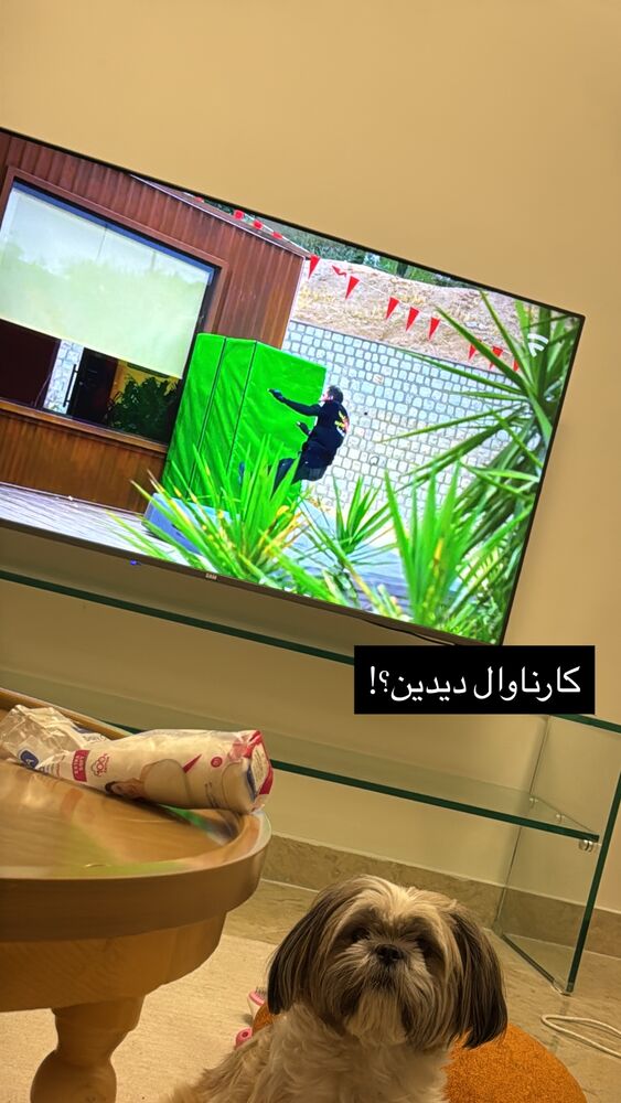  جدید ترین استوری اینستاگرام مهدیس مباشرتی