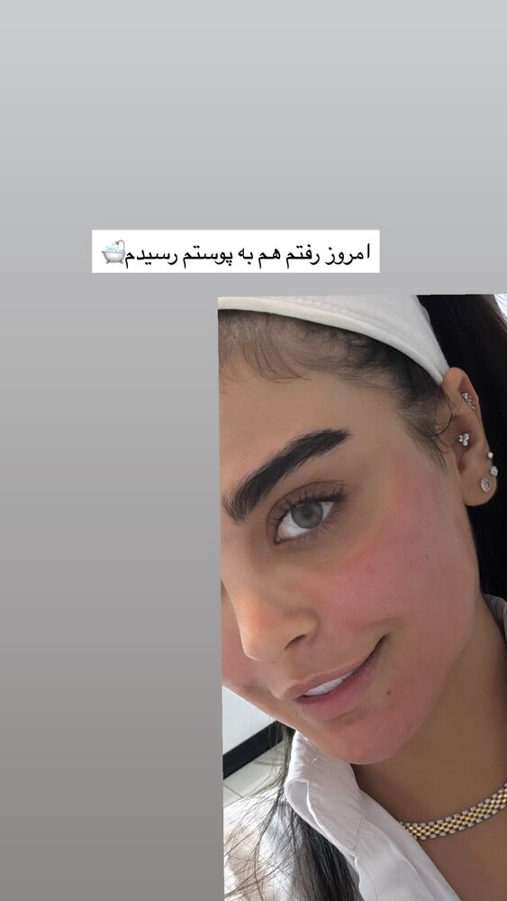  جدید ترین استوری اینستاگرام مهدیس مباشرتی