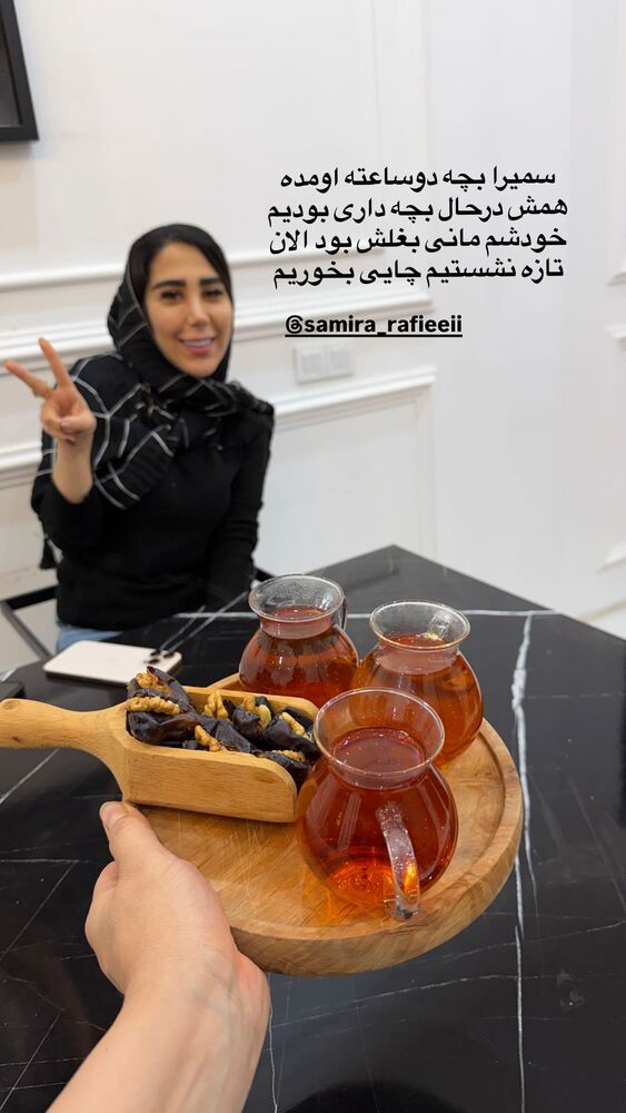  جدید ترین استوری اینستاگرام فرشته محمودي