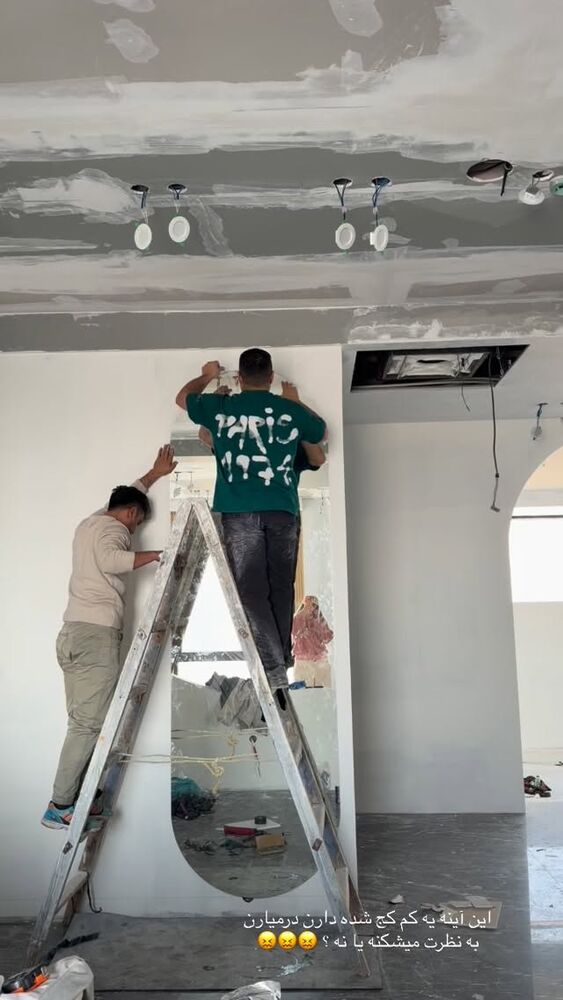  جدید ترین استوری اینستاگرام مهناز اسرافیلی