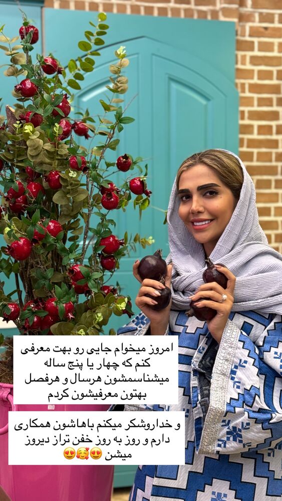  جدید ترین استوری اینستاگرام مهسا باصری
