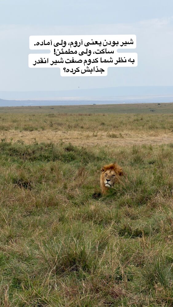  جدید ترین استوری اینستاگرام مهسا مهربان