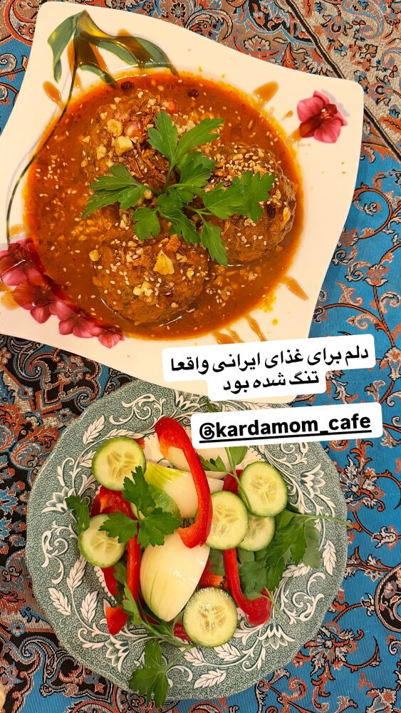  جدید ترین استوری اینستاگرام مهسا مهربان
