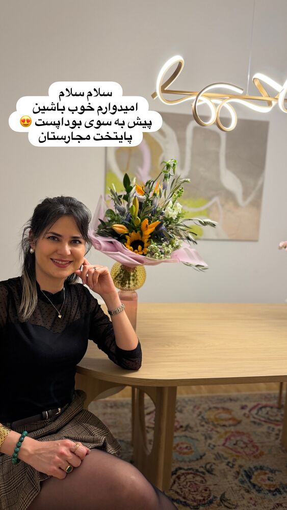  جدید ترین استوری اینستاگرام مهسا مهربان