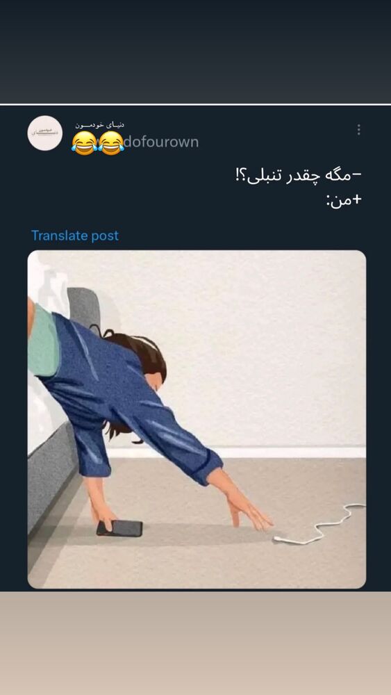 جدید ترین استوری اینستاگرام مهشید افخمی