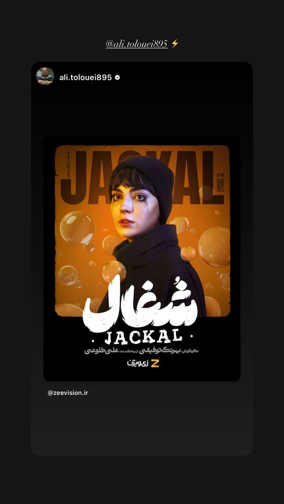  جدید ترین استوری اینستاگرام مهشید جوادی