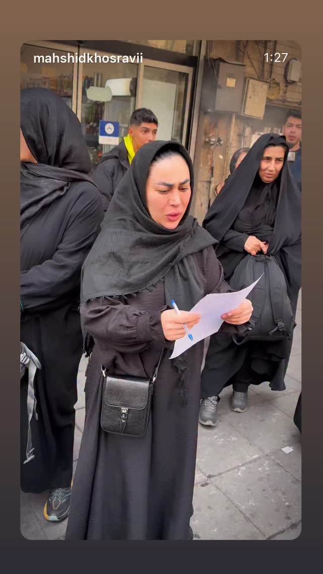  جدید ترین استوری اینستاگرام هشید خسروی